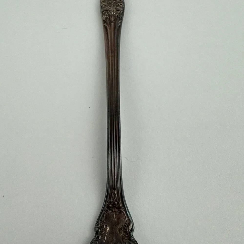 Reed & Barton FESTIVITY Tiger Lily 1945 Silverplate Flatware Cocktail Fork